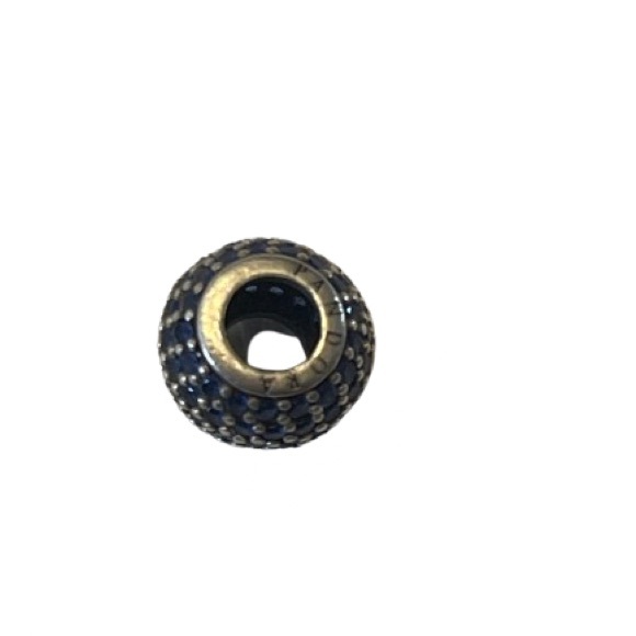 Pandora Blue Pavé Charm Pandora‎ moments - Picture 3 of 3